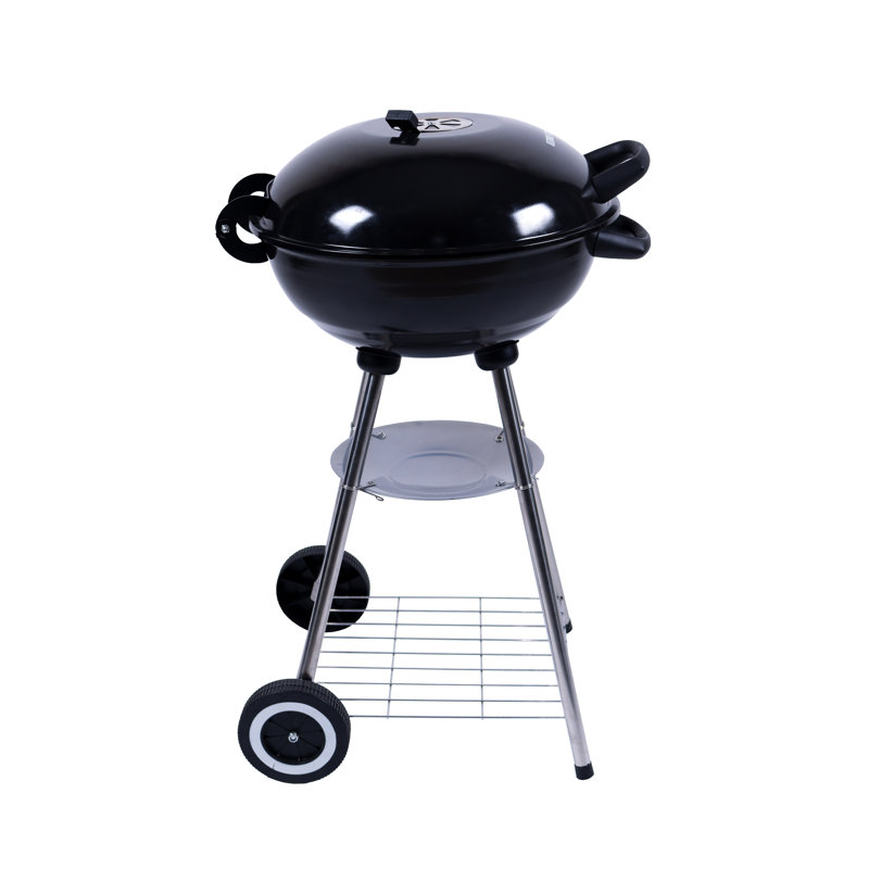 George Foreman 55cm W Kettle Charcoal Grill