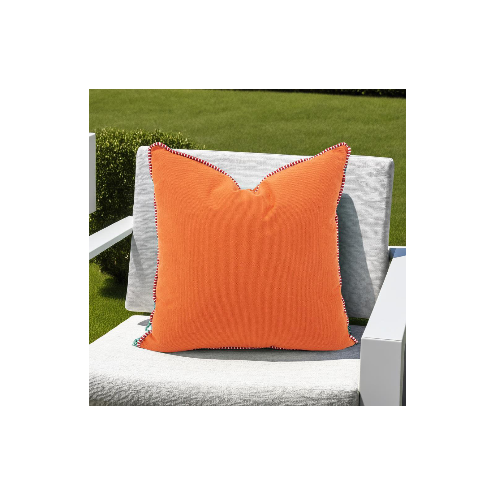 Delijah Sunbrella® Indoor/Outdoor Throw Pillow, Seascape Canyon, 20" x 20"