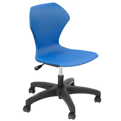 Chaise de salle de classe à cinq pieds avec roulettes Apex Series