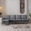 Canapé modulaire en forme de L avec repose-pieds convertible Living Room