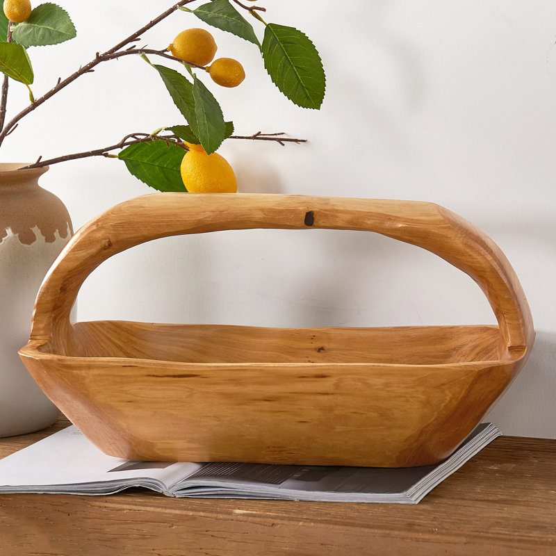 SERENTA Wood Fruit Basket