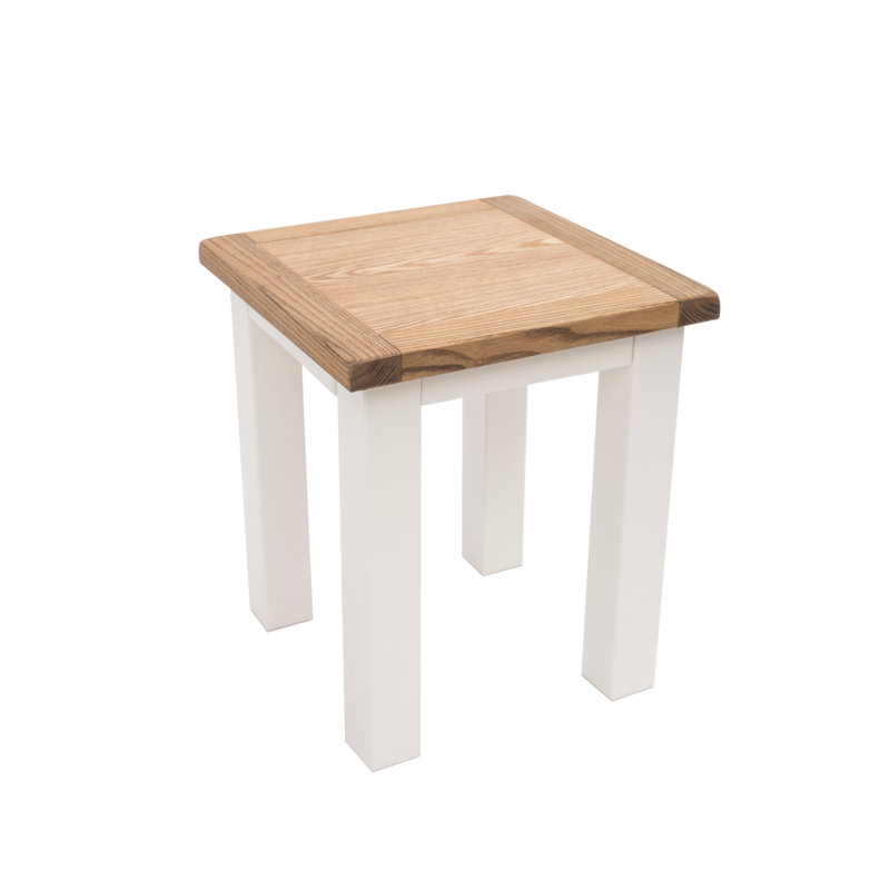 Pompey End Table, Waxed Oak