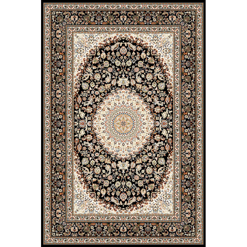 Elegant Hall Carpet, 2.6 x 9.8 Feet | 100% Polyester, 650 g/m², Pile Height: 0.3 Inches | Antibacterial, Non-Slip PVC Dot Underside | Machine Washable, 3D Digital Printing, Ideal for Modern Living Spaces
