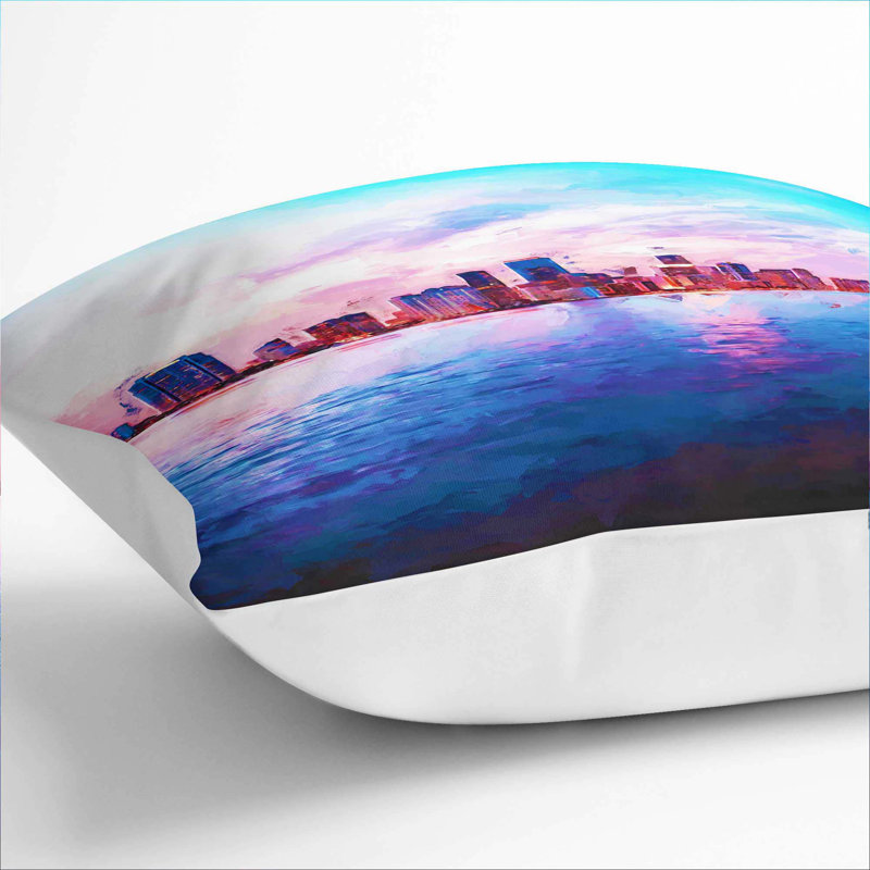 Square Cushion, 55cm H x 55cm W x 20cm D, White