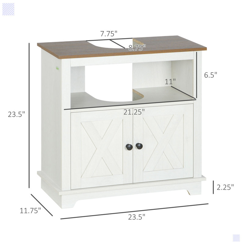 Mahwah 23.13'' Bathroom Vanity Base Only