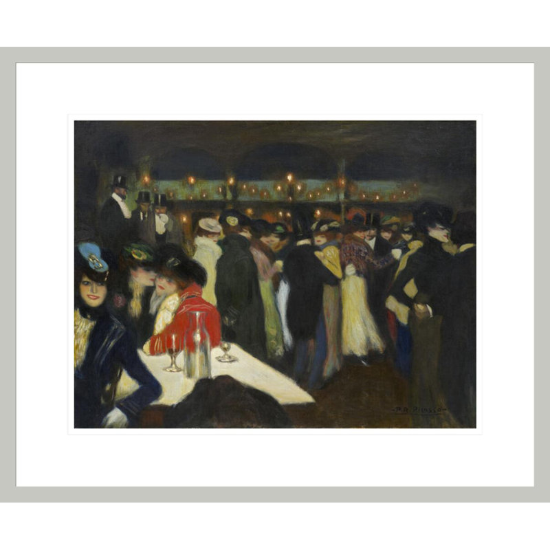 Le Moulin de la Galette par Pablo Picasso, impression giclée sur cadre, 17.75" H x 21.42" W