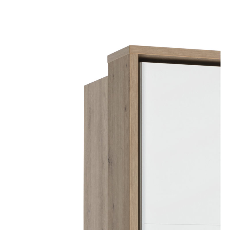 Systema 213.4cm Hardware, Oak