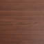 Rectangulaire, table basse, surface en bois de noyer, pieds en métal noir, conception simple, table brune moderne et moderne avec structure solide, surface lisse pour un style avant-gardiste, poids de 56 lb