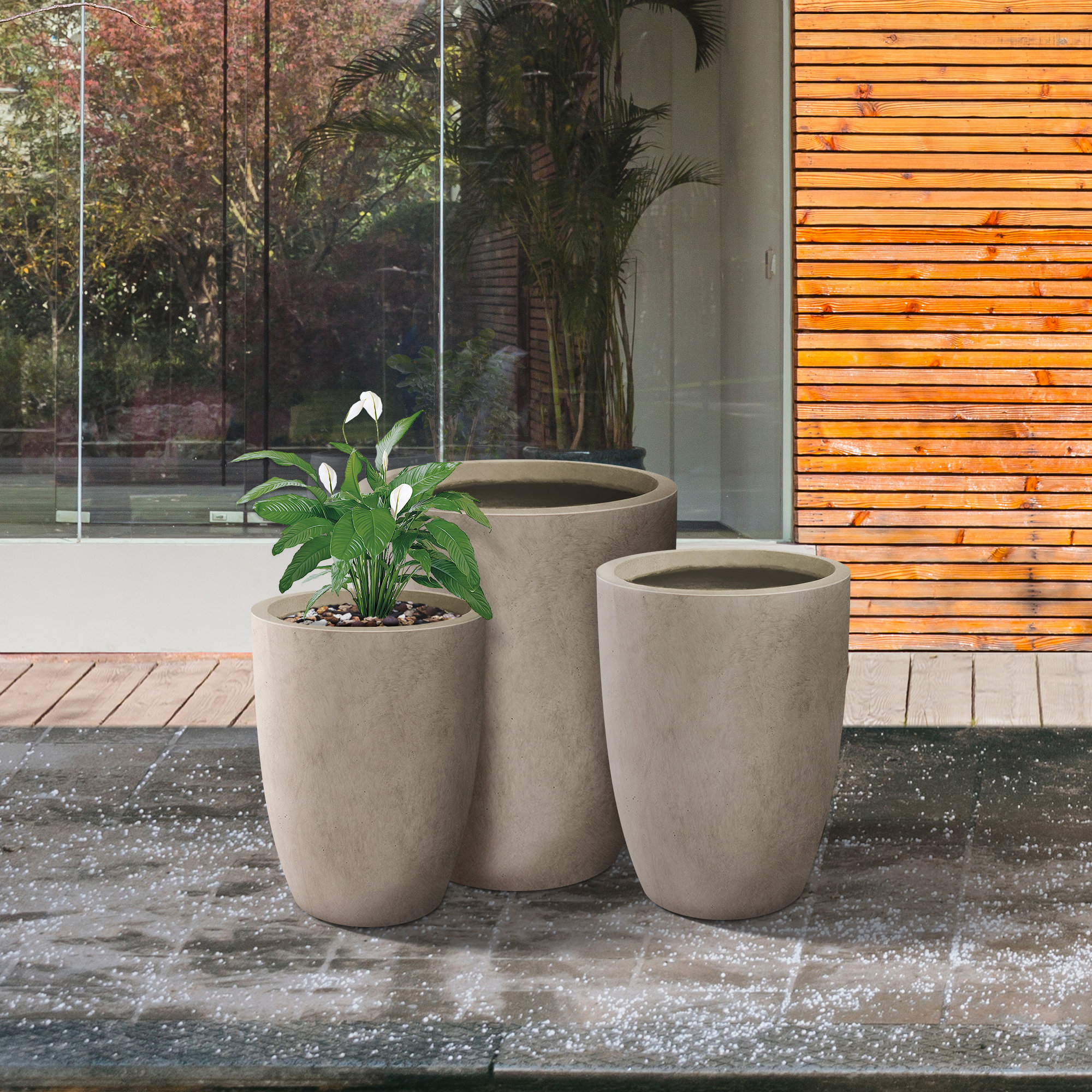 Concrete Garden Planter & Pots, Outdoor Pottery