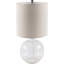 Lampe de table transparente 21 po Leftwich