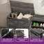Banc de rangement pour chaussures de campagne 55 "avec tiroir et rangement rabattables-1160933599