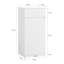 Wood Cabinet Laundry Hamper