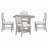 5-Piece Round Dining Table Set
