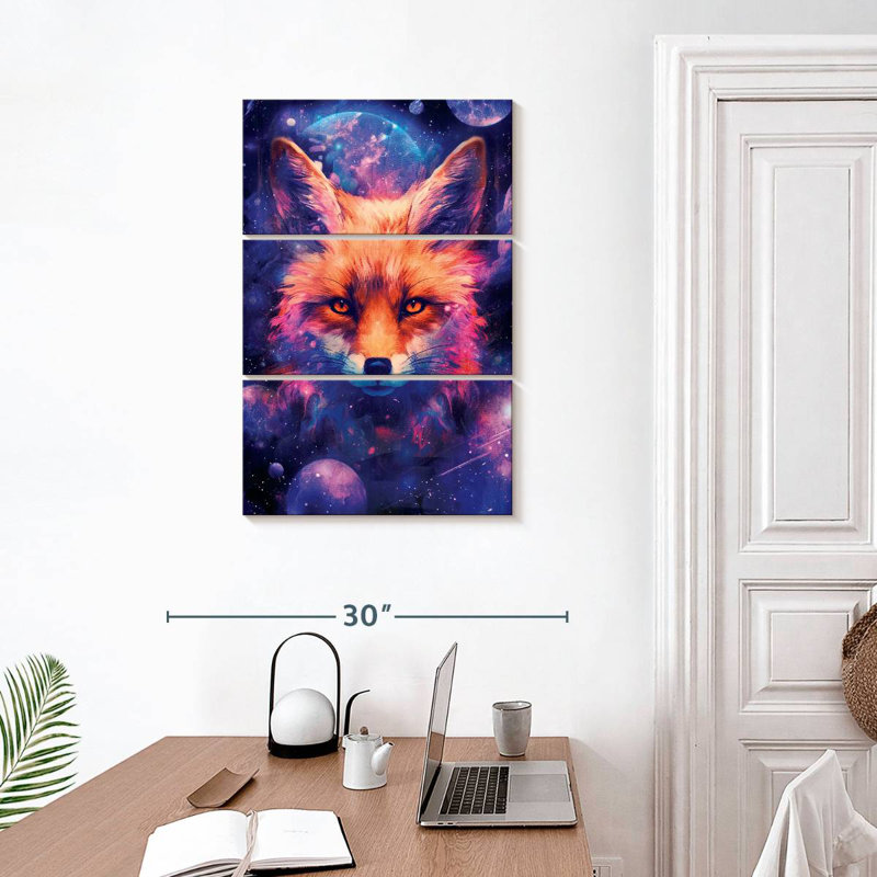 Brampt Cosmic Fox I, 32" H x 20" W