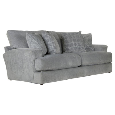 90" Recessed Arm Sofa with Reversible Cushions