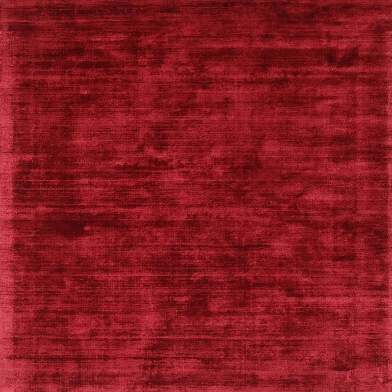 Tapis contemporain cerise, Carré 8 pi x 8 pi