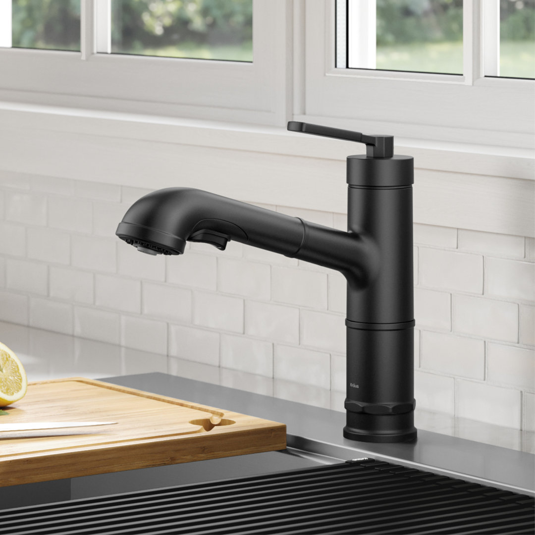 Allyn Pull-Out Single Handle Kitchen Faucet Kraus