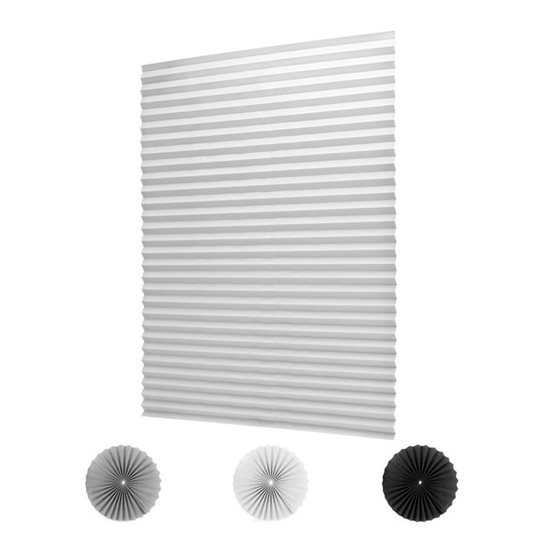Abat-jour plissé obscurcissant, l 48 po, Blanc