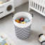 Panier à linge pliable de grande capacité avec poignées en aluminium, bac de rangement cylindrique pour la maison, le bureau, le dortoir - organisateur de tissu multi-usage 115L-813729748-813729745