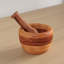 Flanagan Wood Mortar And Pestle Set