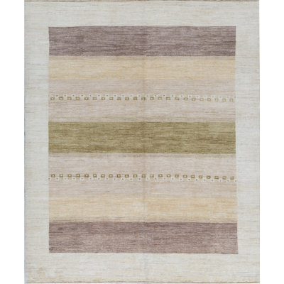 Gabbeh Wool Striped Area Rug
