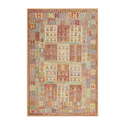 Tapis beige / brun / bleu Southwestern