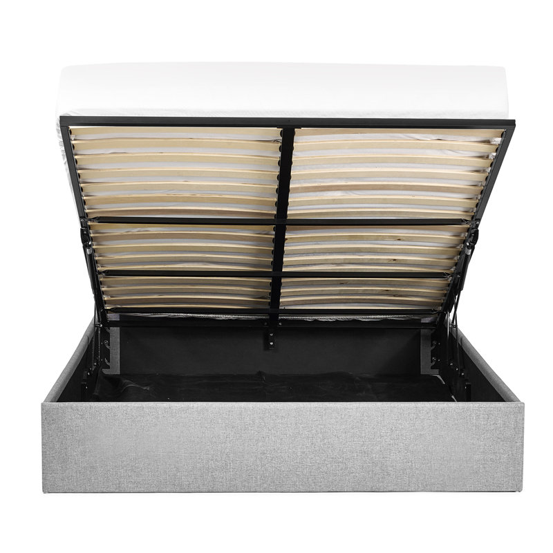 Maddoux Upholstered Ottoman Storage Bed, Kingsize (5')