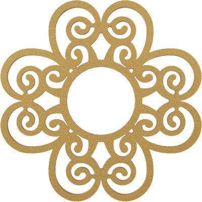 Médaillon de plafond architectural en PVC de qualité architecturale 30 po x P 10 1/4 po x P 1 po Cohen