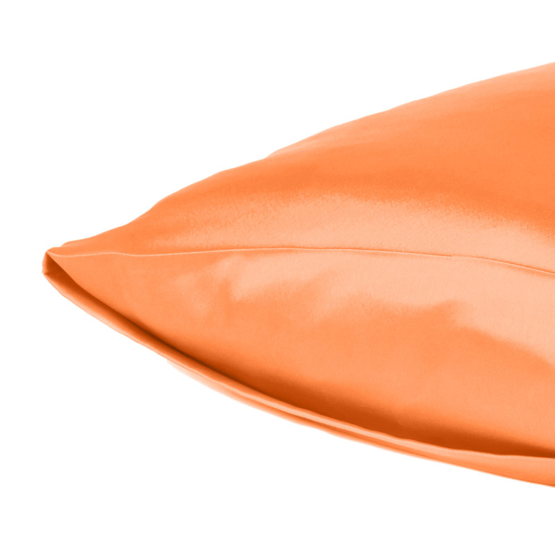 Taies d'oreiller en satin, Grand, Pelure d'orange