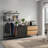 83" Office Storage Cabinet with Hanging Rod