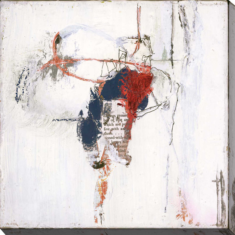 Short Stories II - peinture à cadre flottant, H 24 po x l 24 po x P 1,5 po, Toile tendue