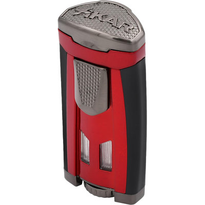 Xikar HP3 Inline Triple Flame Cigar Lighter, Gunmetal -  XI-573RD