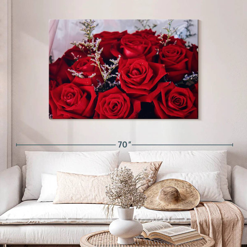 Hardie Romantic Red Rose Bouquet, 32" H x 48" W