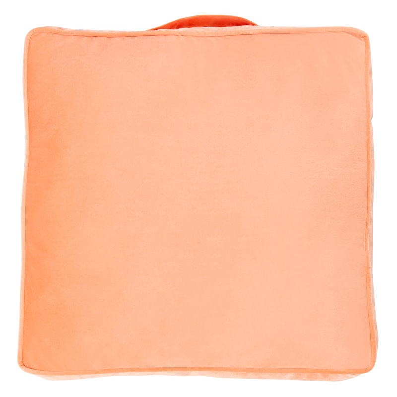 Reversible Throw Pillow, Peach