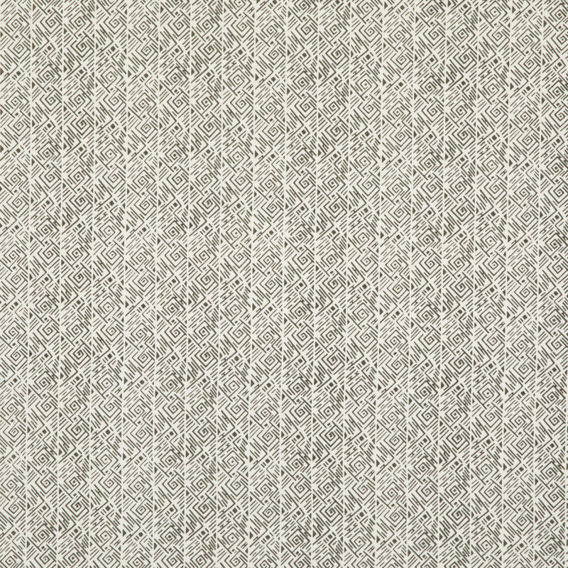 Fiesta Laberinto Performance 100% Linen Fabric, Charcoal