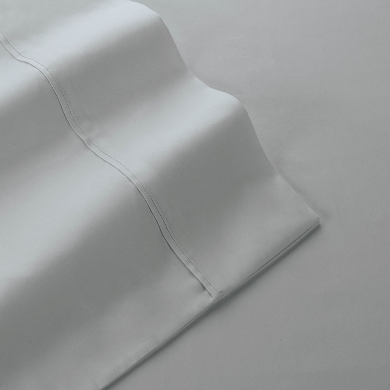 Martex 400 Thread Count Luxury Sheet Set 100% Long Staple Cotton Sateen Weave Silky Soft & Durable, Wrinkle & Fade Resistant, Deep Pocket
