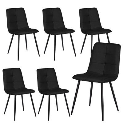 49cm H Fabric Upholstered Metal Upholstered Side Chair