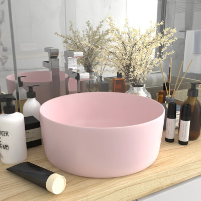 Belfry Bathroom Katha 400mm L x 400mm W Ceramic Circular Sink
