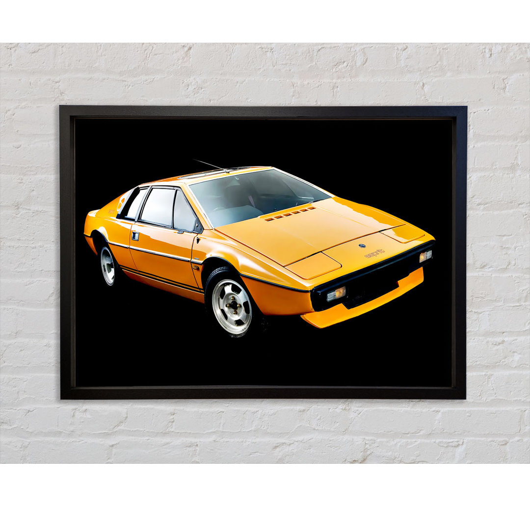 Classic Lotus Esrite - Einzelner Bilderrahmen Kunstdrucke auf Leinwand