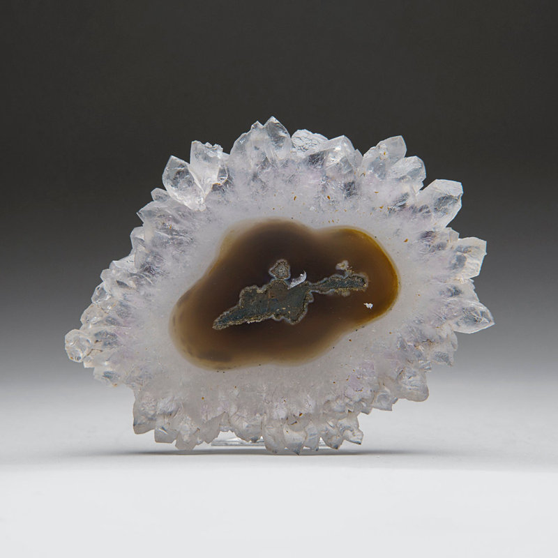 Quartz Stalactite Slice From Uruguay (271.8 Grams)
