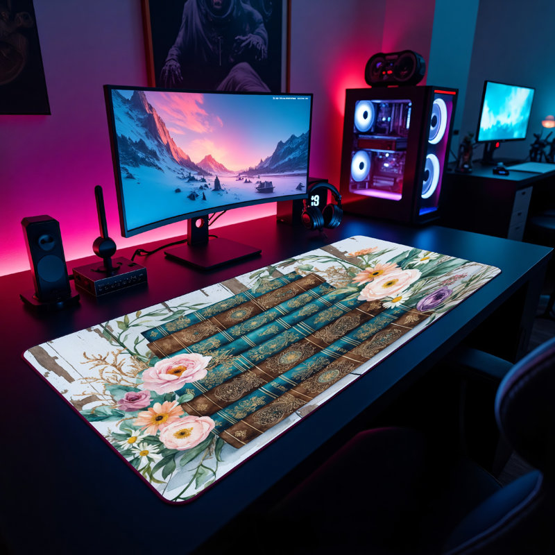 Polyester Desk Pad, 31.5x15.5