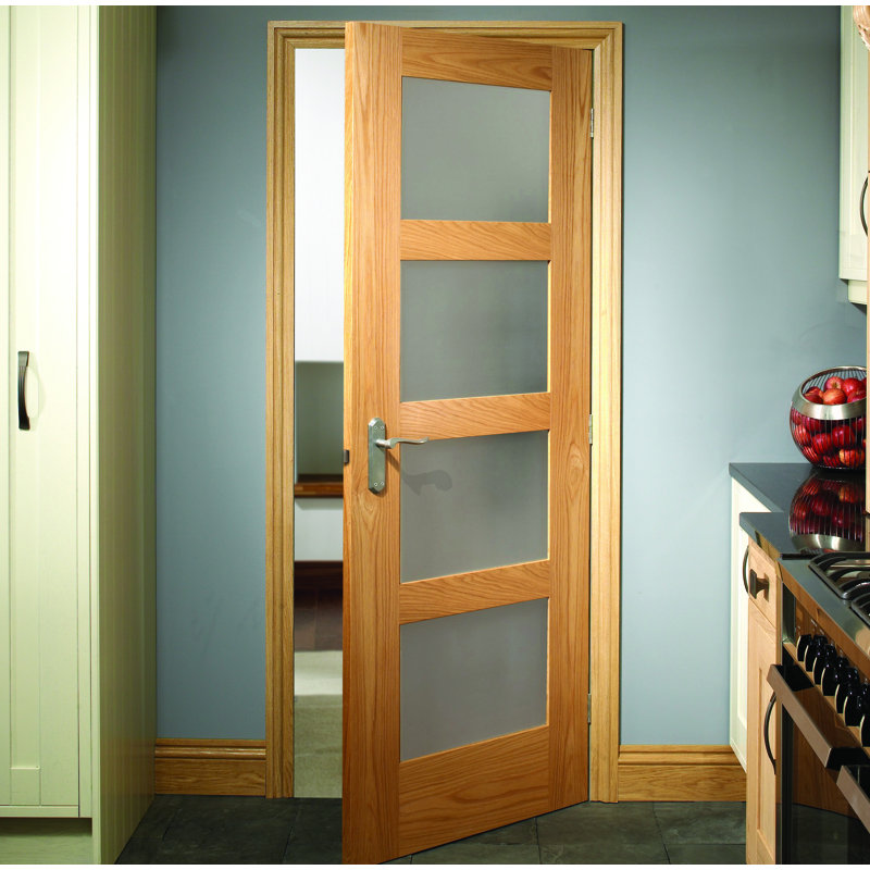 Internal Glazed Oak Shaker, 1981mm H x 610mm W x 35mm D