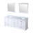 Dukes 80 in. W x 22 in. D White Double Bath Vanity, and 30 in. Mirrors-66637727-112872592