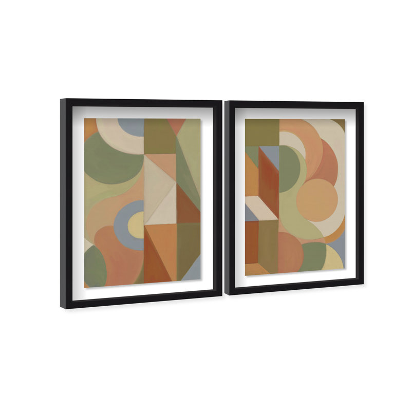 Adore You Set Set by Oliver Gal, 75"H x 51"W, Black Shadowbox