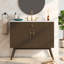 Meuble-lavabo et lavabo en bois aggloméré