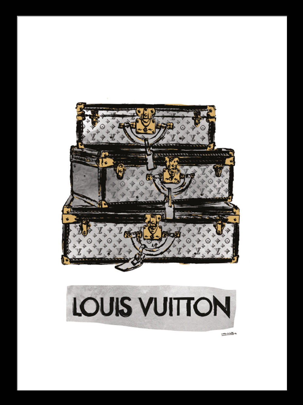Buy FAIRCHILD PARIS Louis Vuitton / Gucci Designer Wall Art