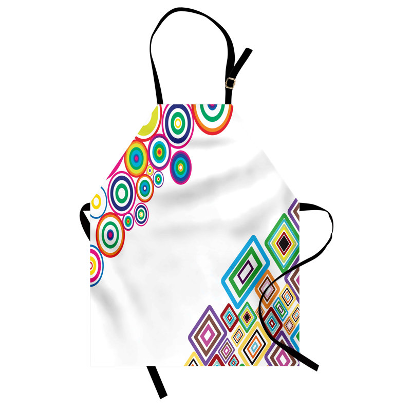 Multicolore East Urban Home, tablier abstrait unisexe
