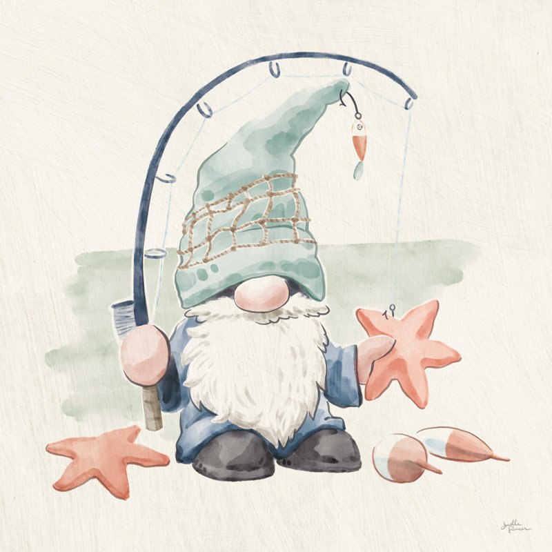 Gnomes de plage I, H 20 po x l 20 po