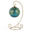 Ornement en forme d'arbre de Noël en verre de collection 3,9 po