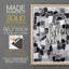 Impression encadrée noire et blanche I-Premium - prêt à être accroché - aucun clou requis - aucun clou requis-157370912-157370918